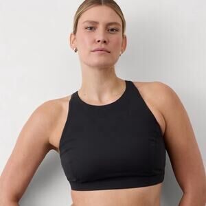 Athleta High Neck Binki Top D-DD Cups Black S
